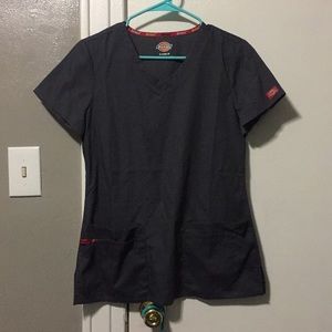 Dickies Gray Scrub Top